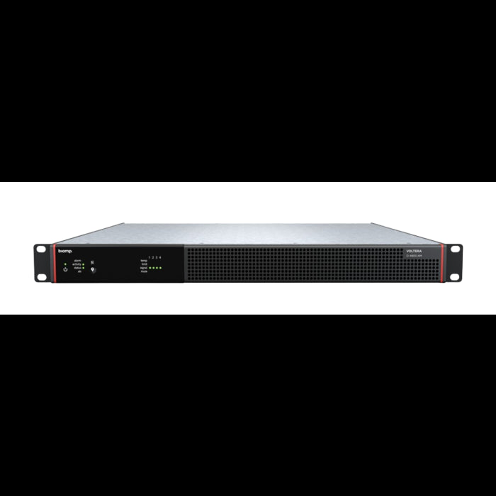Biamp Voltera D 4800.4M Amplificateur / Matrice 32x32 Dante, AVB, Processing DSP Tesira, 4800W (total), 4ch
