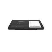 Biamp 10 inch tabletop touch panel for Devio UCX with USB C input  BYOM Switch  optional 65W USB C device charging  Wi Fi 6  PoE+ or USB C powered
