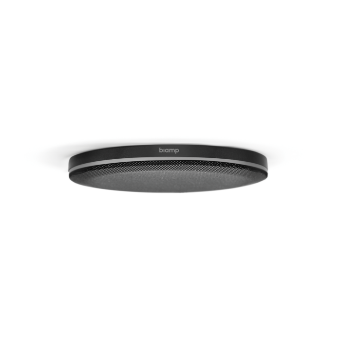 Biamp Devio UCX Beamtracking ceiling microphone black surface mount