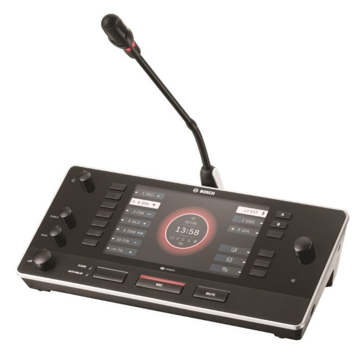 Bosch DICENTIS DCNM-IDESK Poste d'interprète pour système Dicentis, sans micro