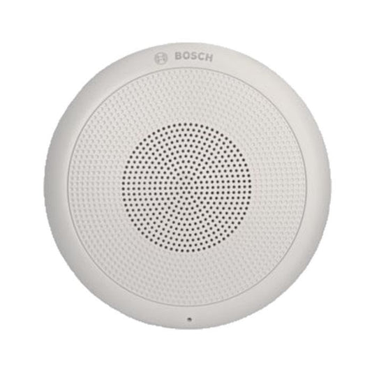Bosch LC1-WC06E8 Enceinte de plafond 6W en 100V. EN 54-24. Grille en ABS blanche, Adaptée aux environnements humides, chlorés et salés.
