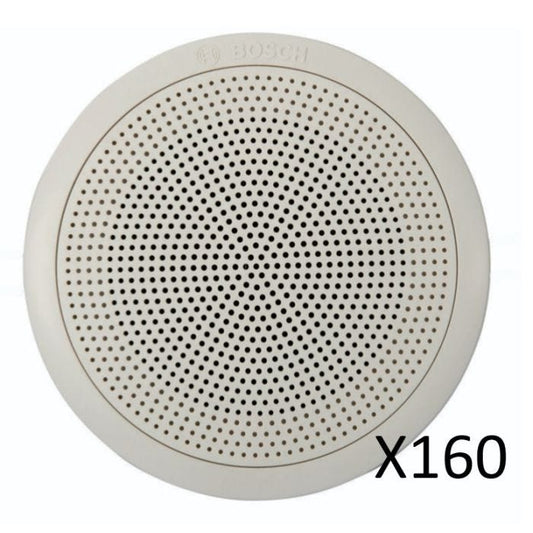 Bosch LC3-UC06 Lot de 160 Haut-parleurs de plafond 6W en 100V, ABS
