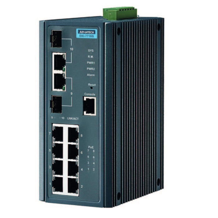 BOSCH- Switch Ethernet  8xPoE/ 2xSFP PRA-ES8P2S