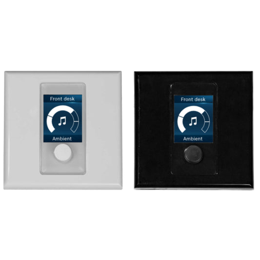Bosch PRAESENSA PRA-WCP-EU Clavier POE sélection source de musique / volume (cadre blanc / noir)