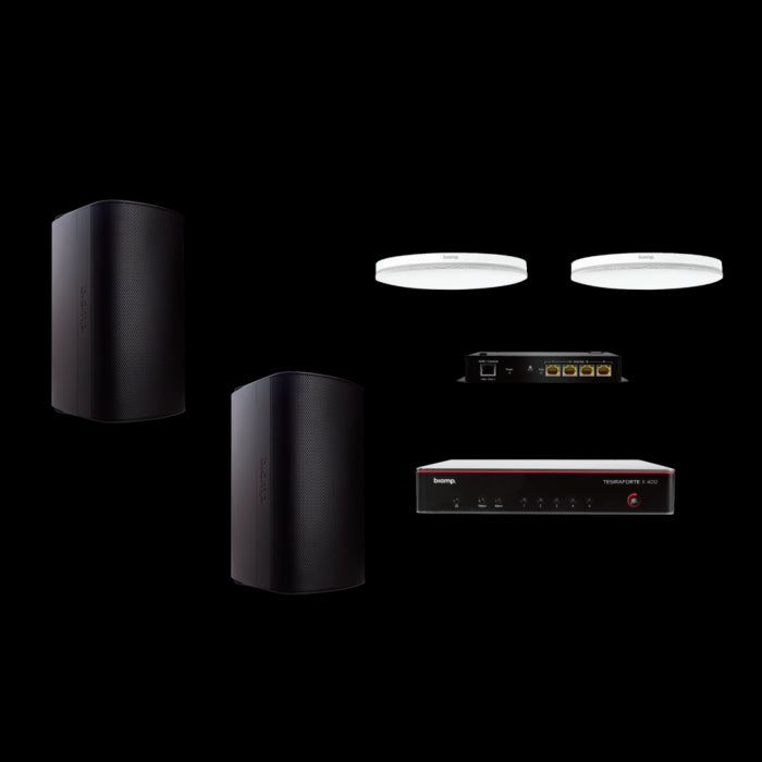 Biamp MRB-L-X400-C-EXS8 Système de conférence audio (Solution complète pour salle de réunion)