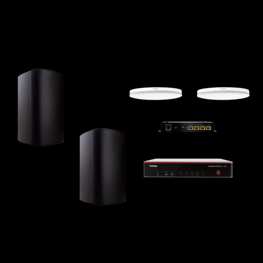 Biamp MRB-L-X400-C-EXS8 Système de conférence audio (Solution complète pour salle de réunion)