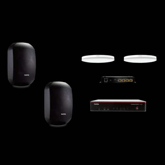 Biamp MRB-L-X400-C-MASK6C Système de conférence audio (Solution complète pour salle de réunion)