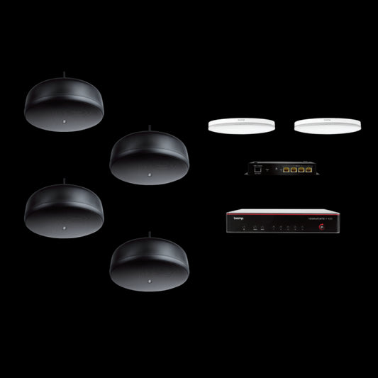 Biamp MRB-L-X400-C-P6SM Système de conférence audio (Solution complète pour salle de réunion)