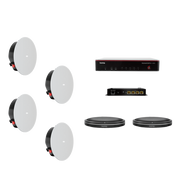 Biamp Certified meeting room bundle; includes TesiraFORT? X 400, Parl? TTM-X Black, Parl? TCM-XEX Black, Tesira AMP-450BP (includes BPAK clips), (4) Desono C-IC6LP-W White, (2) Cat5e Cable Black 25' Plenum Rated, (5) Cat5e Cable Black 10' Plenum Rated
