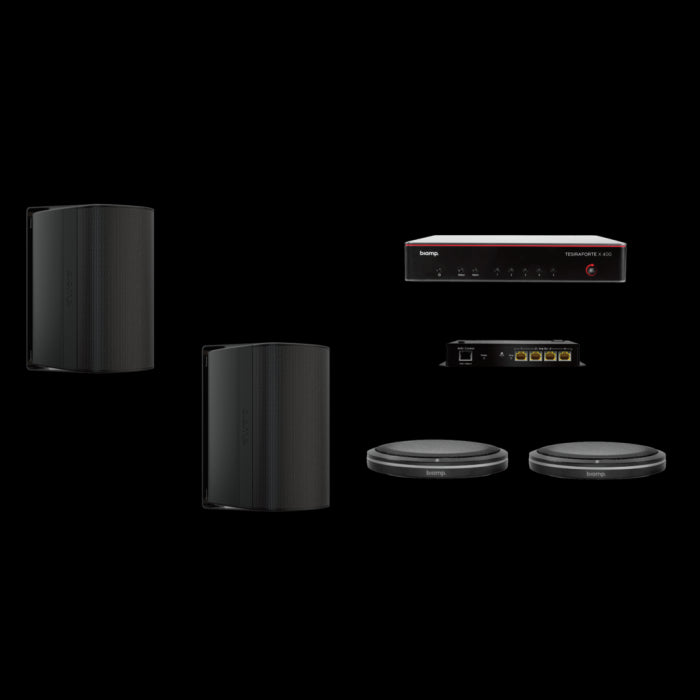 Biamp MRB-L-X400-T-DXS5 Système de conférence audio (Solution complète pour salle de réunion)