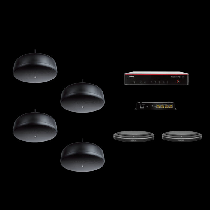 Biamp MRB-L-X400-T-P6SM Système de conférence audio (Solution complète pour salle de réunion)