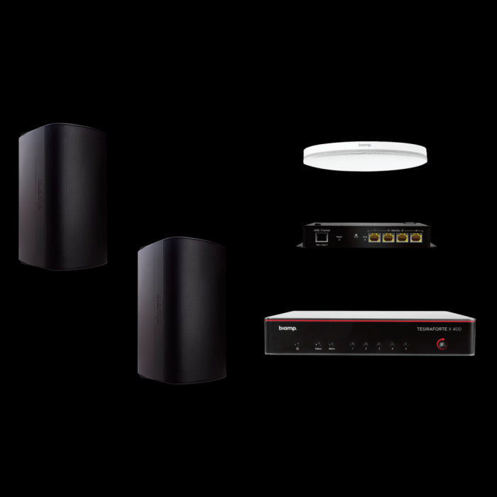 Biamp MRB-M-X400-C-EXS8 Système de conférence audio (Solution complète pour salle de réunion)