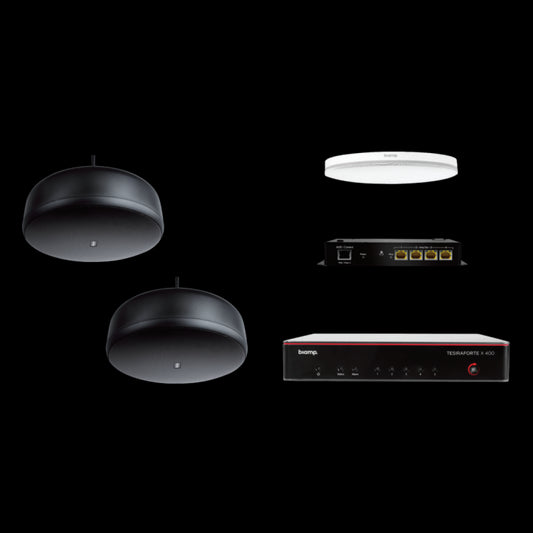 Biamp MRB-M-X400-C-P6SM Système de conférence audio (Solution complète pour salle de réunion)