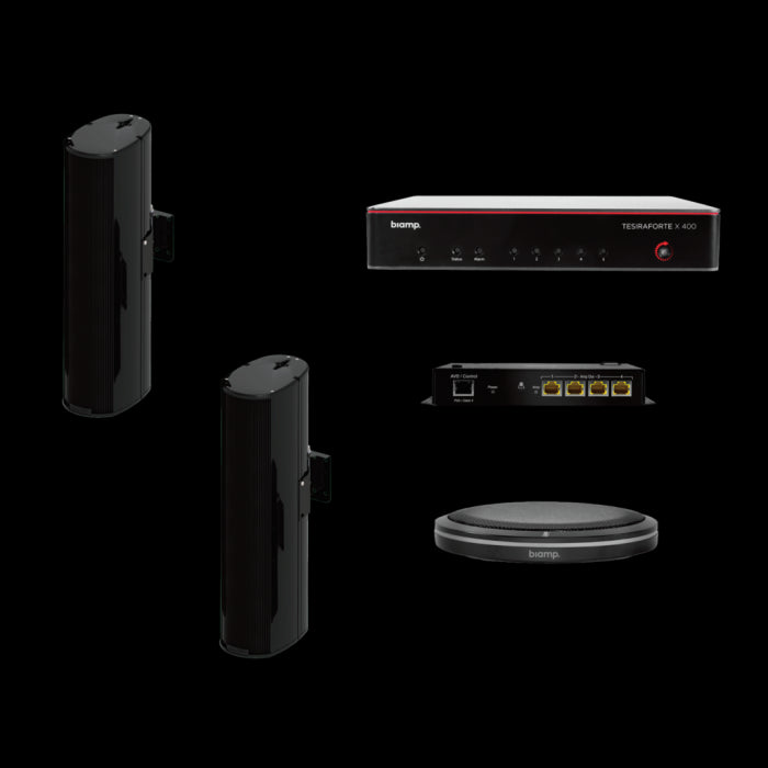 Biamp MRB-M-X400-T-ENT206 Système de conférence audio (Solution complète pour salle de réunion)