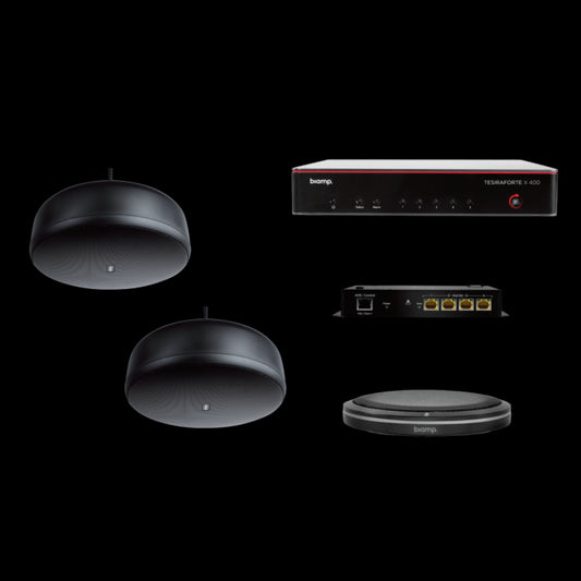 Biamp MRB-M-X400-T-P6SM Système de conférence audio (Solution complète pour salle de réunion)