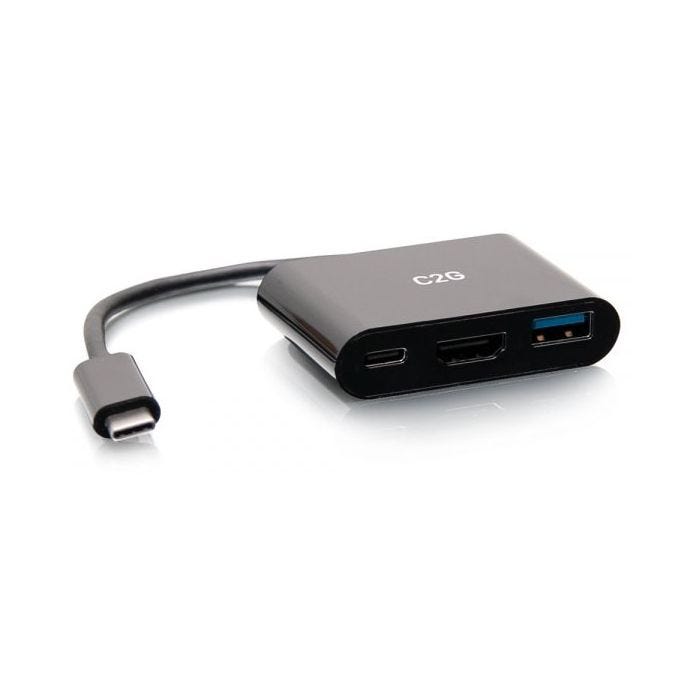 C2G USB-C Mini Dock HDMI 4K30 USB A PD