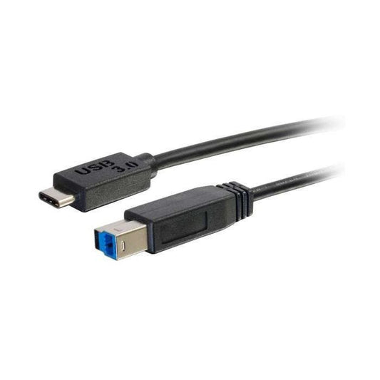 C2G Câble USB 3.1 Gen 1 Type C vers USB B 3m (Noir)
