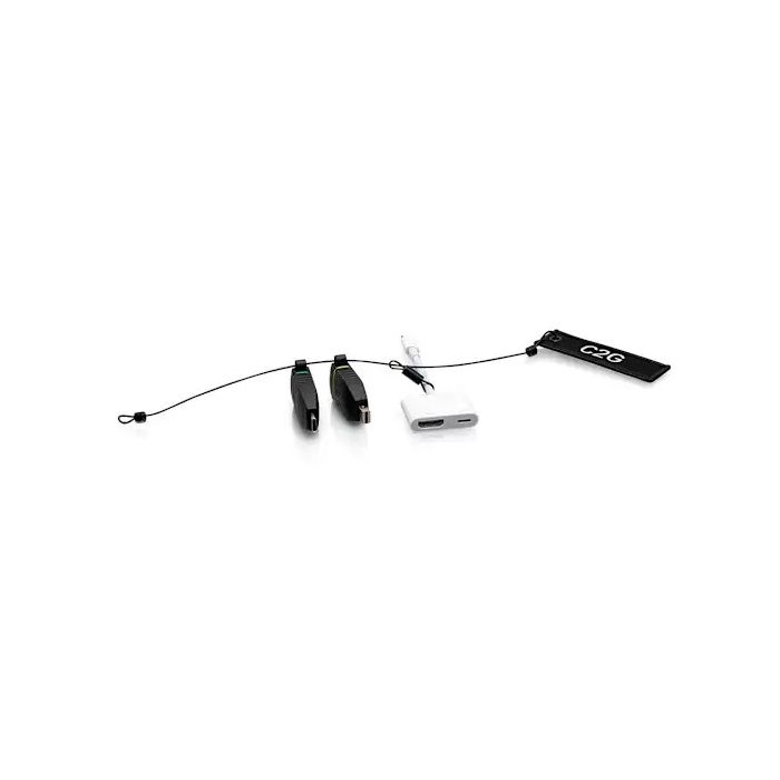 C2G HDMI Adapter Ring mDP DP USBC Rectractor