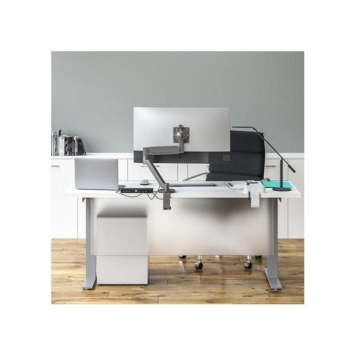 Chief Dynamic Monitor Arm 1 Monitor, Silver Color