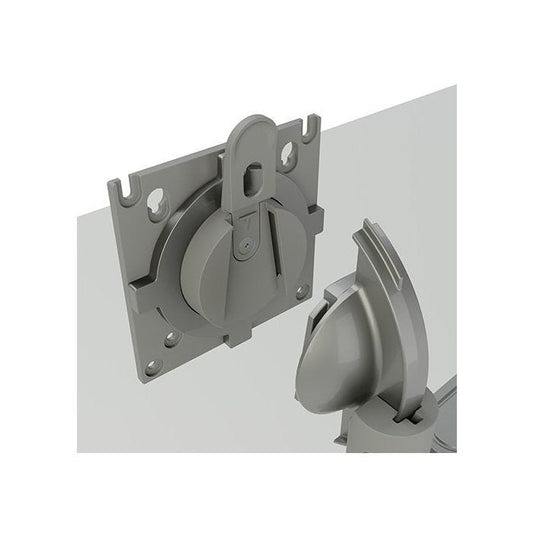 Chief Koncīs Support Bras pour Moniteur Double (Argent)