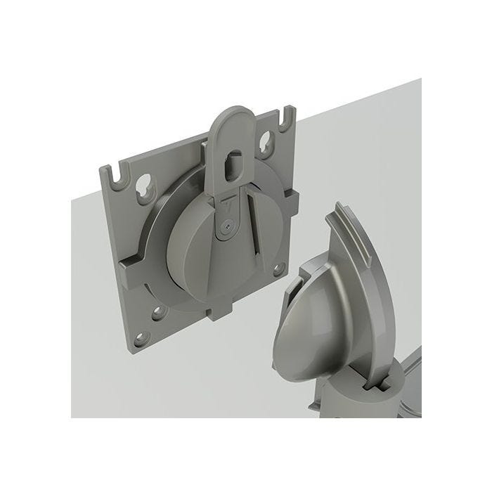 Chief Dynamic Monitor Arm 2 Monitor, Silver Color