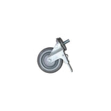 Chief PAC770 Roulettes Robustes Métal Argent