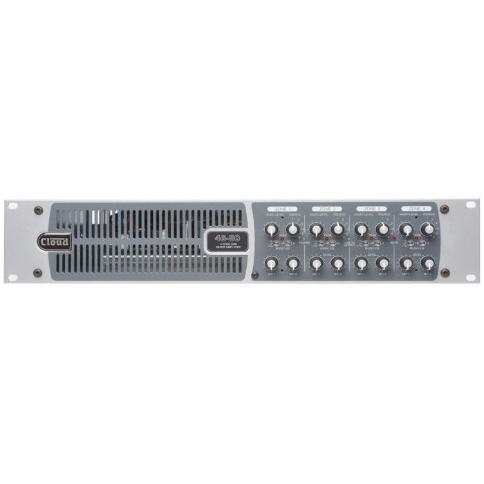 Cloud Electronics 46-80 Amplificateur mélangeur 4 zones, version basse impédance 4w80W