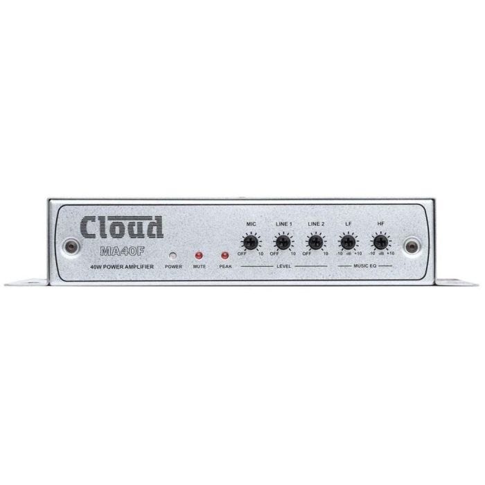 Cloud Electronics MA40F Mini amplificateur mélangeur 40W (basse impédance), avec connexion Facility port pour platine déportée