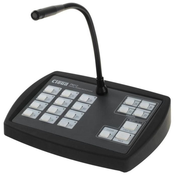Cloud Electronics PM12 Microphone d'appel 12 zones