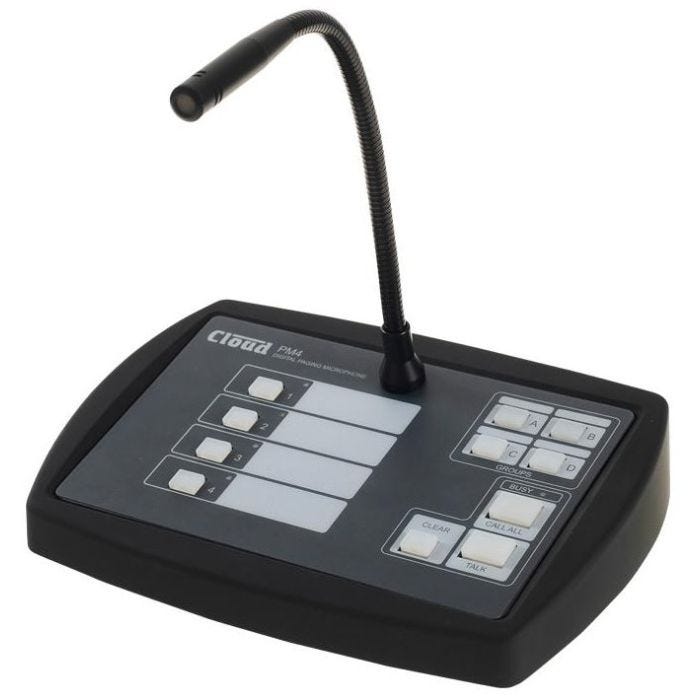 Cloud Electronics PM4 Microphone d'appel 4 zones
