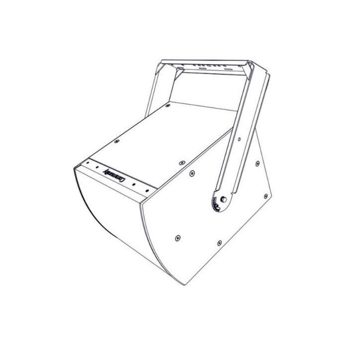 Biamp Community IUB0002WRG lyre d'accroche conventionelle pour IS-115WR / IS-118WR, extérieur, gris