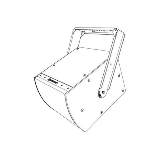 Biamp Community IUB0002WRG lyre d'accroche conventionelle pour IS-115WR / IS-118WR, extérieur, gris