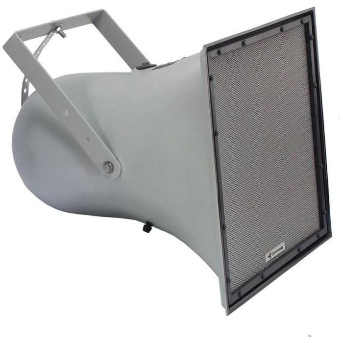 Community R164Z EN 12in 2Way Coaxial EN54 Grey Horn Loudspeaker