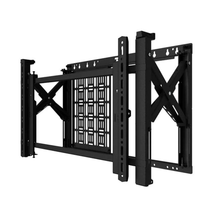 Btech Pull-Out Flat Screen Wall Mount with In-Wall AV Storage Tray (VESA 600 x 400)