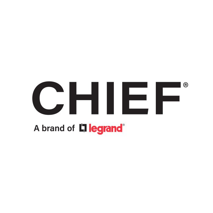 Chief KONTOUR K1 SERIES SINGL DISPLAY COLMN  MNT, BLK