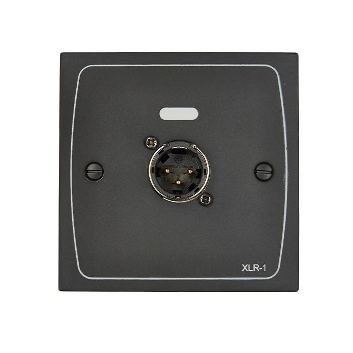 Cloud Electronics XLR-M1B platine XLR mal passive, noire (prévoir boite UK simple)