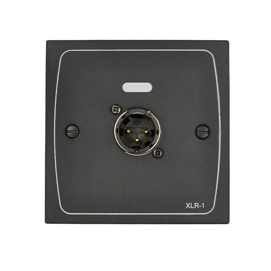 Cloud Electronics XLR-M1B platine XLR mal passive, noire (prévoir boite UK simple)