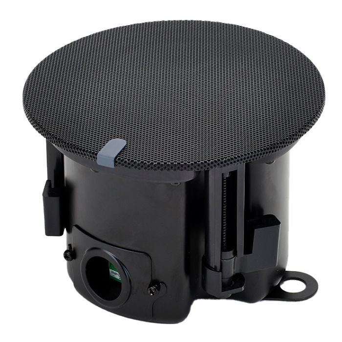Cloud Electronics CS-C3B Enceinte encastrée HP 3’’ large bande, 16 Watts en 100V, grille à bord fin, noir