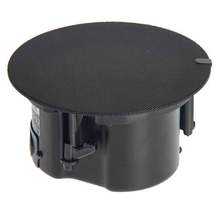 Cloud Electronics CS-C4VB Enceinte encastrée HP 4’’ + tweeter, 20 Watts en 100V, grille à bord fin, noir