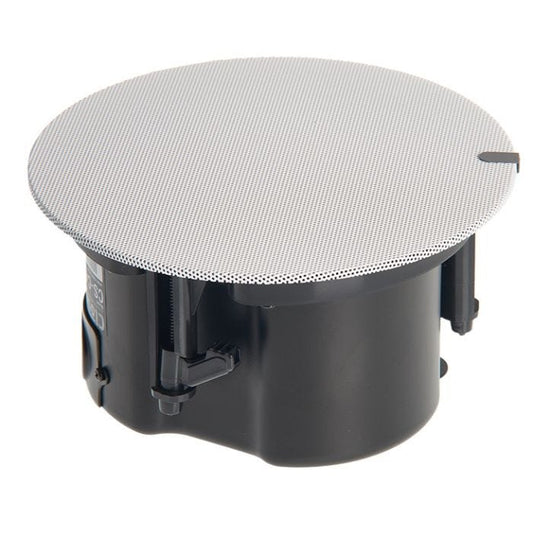 Cloud Electronics CS-C4VW Enceinte encastrée HP 4’’ + tweeter, 20 Watts en 100V, grille à bord fin, blanc