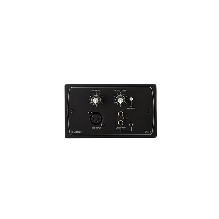 Cloud Electronics DLM-1B Noir - Platine murale Dante POE Micro + Line