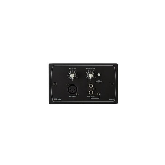 Cloud Electronics DLM-1B Noir - Platine murale Dante POE Micro + Line