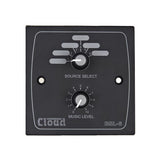Cloud Electronics RSL-6B Platine passive de selection de source et volume, noire (prévoir boite UK simple)