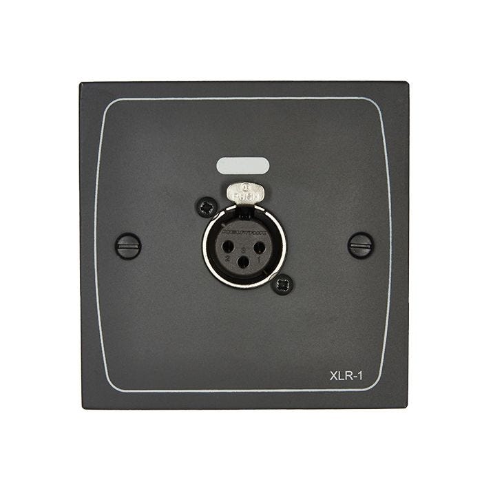 Cloud Electronics XLR-F1B platine XLR fem passive, noire (prévoir boite UK simple)