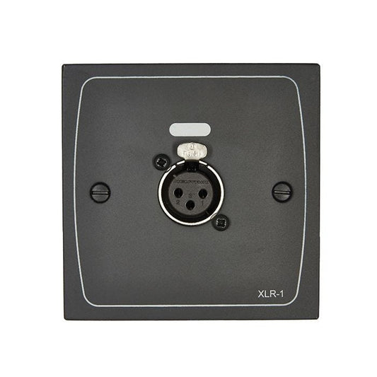 Cloud Electronics XLR-F1B platine XLR fem passive, noire (prévoir boite UK simple)