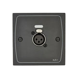 Cloud Electronics XLR-F1B platine XLR fem passive, noire (prévoir boite UK simple)