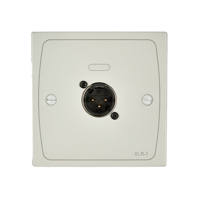 Cloud Electronics XLR-M1W platine XLR mal passive, blanche (prévoir boite UK simple)