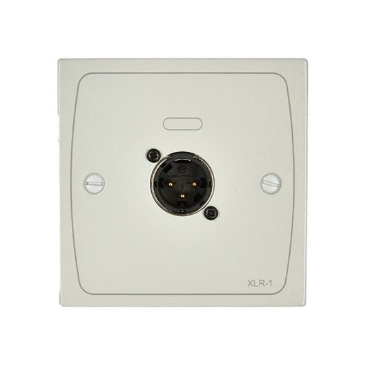 Cloud Electronics XLR-M1W platine XLR mal passive, blanche (prévoir boite UK simple)