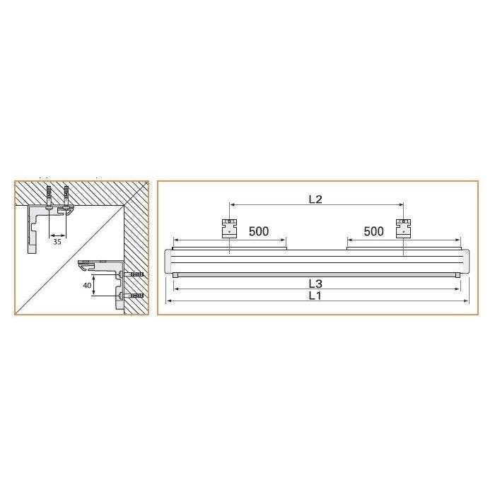 Da-Lite Compact RF Electrol 102x180 Matte White S écran de projection 2,08 m (82") 16:9