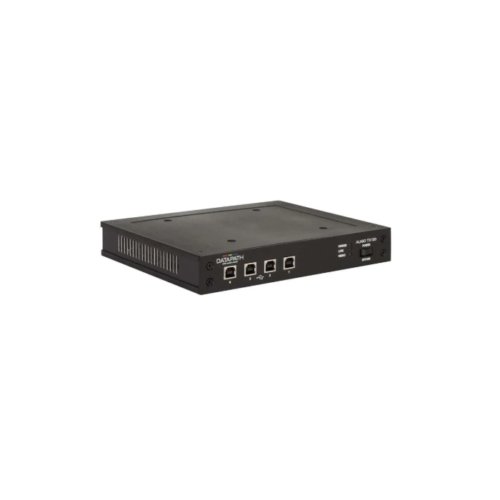 Datapath ALIGOTX100-1 Aligo 10G optical KVM AVoIP transmitter, 1 x 4K or 4 x HD HDMI inputs, multi-national PSU, 1 SFP+ port (SFP+ modules not included)